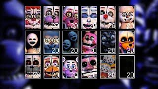 Full Roster in FNAF SL the Real Custom Night! .
